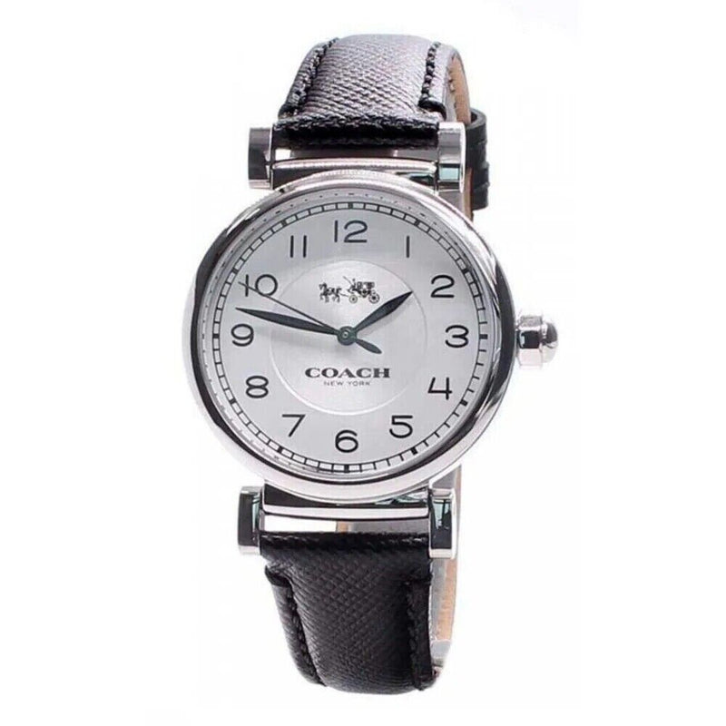 Coach Madison Black Leather Strap Women's Watch  14502406 - Watches of America