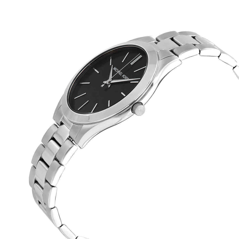 Michael Kors Slim Runway Quartz Black Dial Watch MK8836