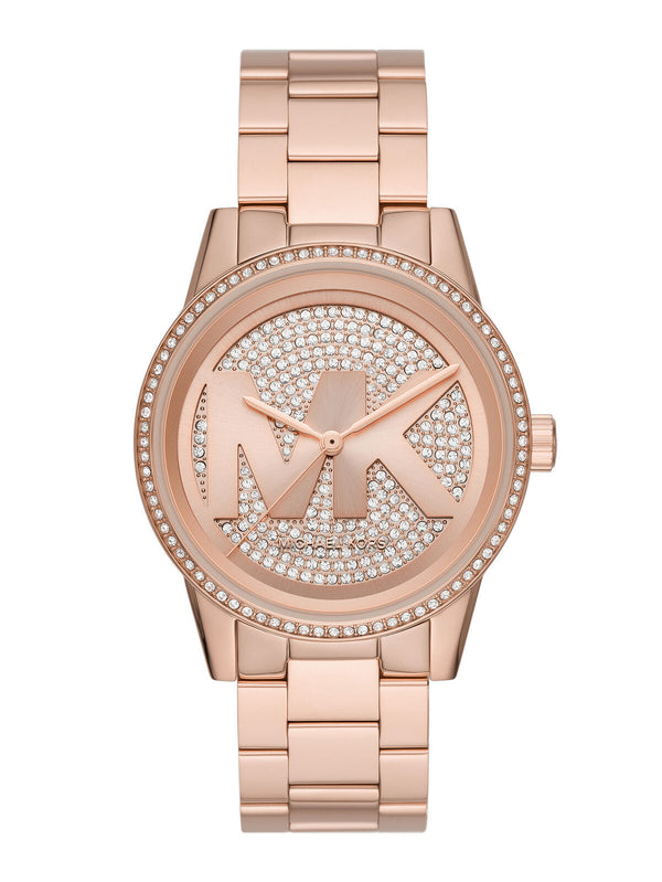 Michael Kors RITZ cuarzo cristal Pave Dial señoras reloj MK6863