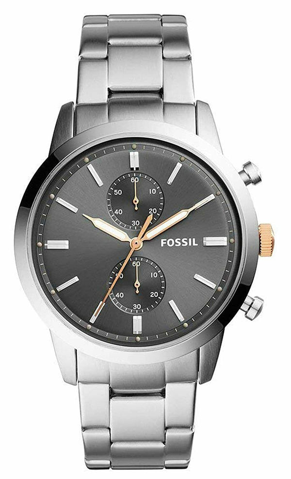 Fossil Townsman Silver Stainless-steel Quartz Fashion Men's Watch  FS5407 - Watches of America