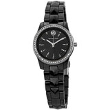 Michael Kors Runway Mercer Quartz Crystal Black Dial Watch MK6839