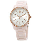 Michael Kors Ritz cuarzo cristal plata Dial señoras reloj mk6838