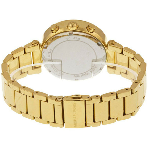 Michael Kors Bel Aire Gold-tone Aluminum Chronograph Ladies Watch MK5463