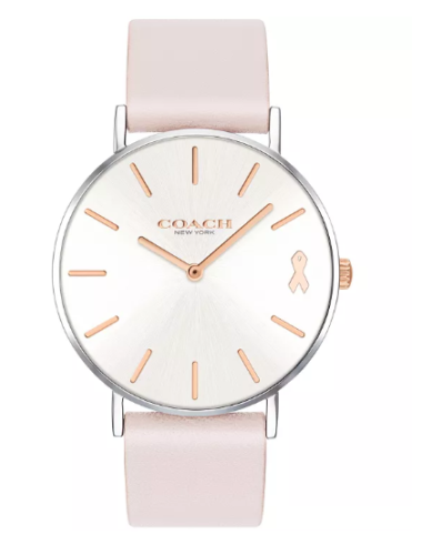 Coach Perry Reloj de cuarzo con esfera blanca para mujer 14503128