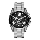 Michael Kors Bradshaw Chronograph Black Dial Silver Unisex Watch  MK5705 - Watches of America