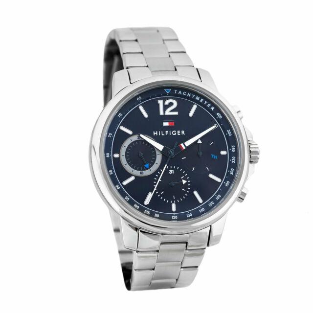 Tommy Hilfiger Landon Chronograph Blue Dial Men's Watch  1791534 - Watches of America