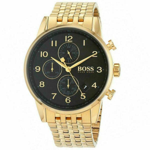 Hugo Boss Governor Gold Plated Men's Watch  1513521 - Watches of America