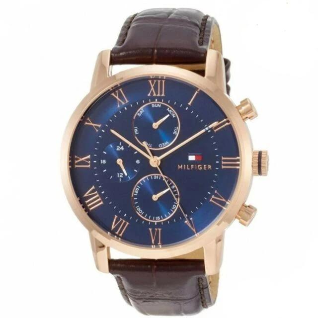 Tommy Hilfiger Chronograph Blue Dial Men's Watch #1791399 - Watches of America