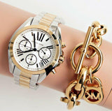 Michael Kors Bradshaw Chronograph Silver Dial Ladies Watch MK5912 - Watches of America #4