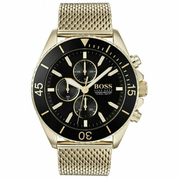 Hugo Boss Yellow Stainless Steel Men's Watch #1513703 - Watches of America