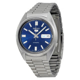 Seiko 5 Automatic Blue Dial Stainless Steel Men's Watch #SNXS77 - Watches of America