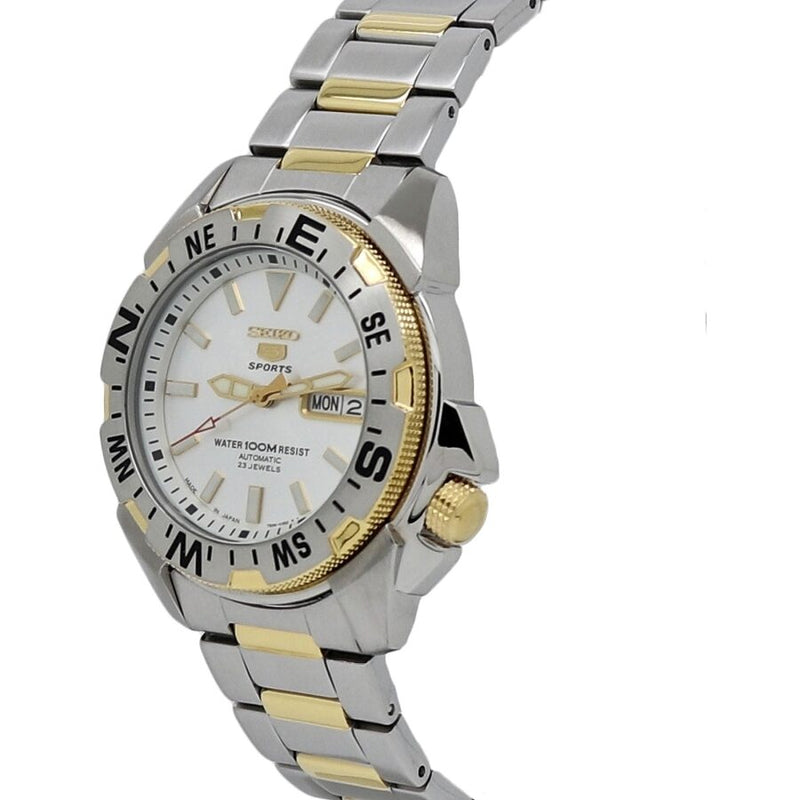 Seiko 5 Automatic Silver Dial Men's Watch #SNZF08J1 - Watches of America #2
