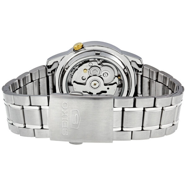 Seiko 5 Automatic Stainless Steel Blue Dial Men's Watch #SNKK11 - Watches of America #3