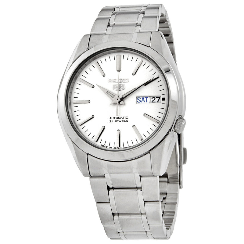 Seiko 5 Automatic White Dial Men's Watch #SNKL41J1 - Watches of America