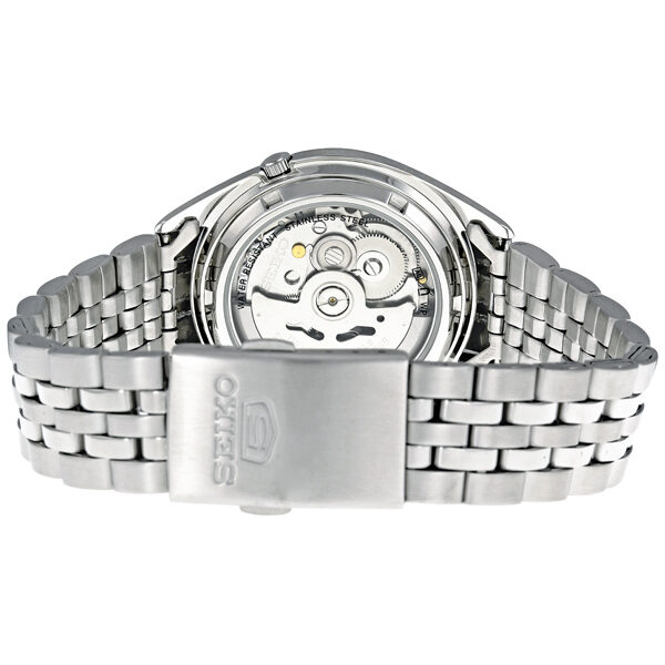 Seiko 5 Automatic White Dial Stainless Steel Men's Watch #SNKL29 - Watches of America #3