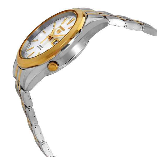 Seiko 5 Automatic White Dial Two-tone Men's Watch #SNKL24J1 - Watches of America #2