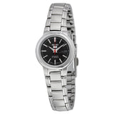 Seiko Series 5 Automatic Black Dial Ladies Watch #SYME43 - Watches of America