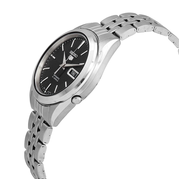 Seiko 5 Black Dial Stainless Steel Men's Watch #SNKL23 - Watches of America #2