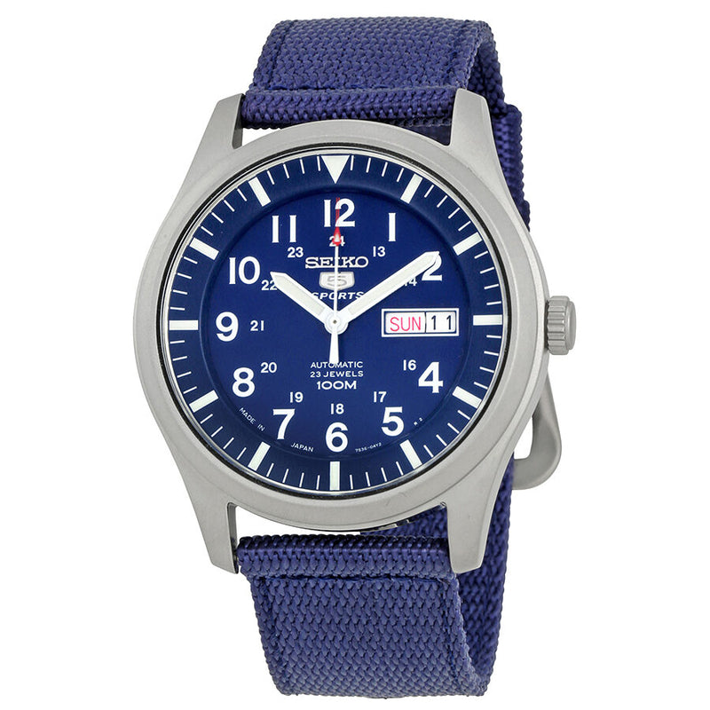 Seiko 5 Automatic Blue Dial Men's Watch #SNZG11J1 - Watches of America
