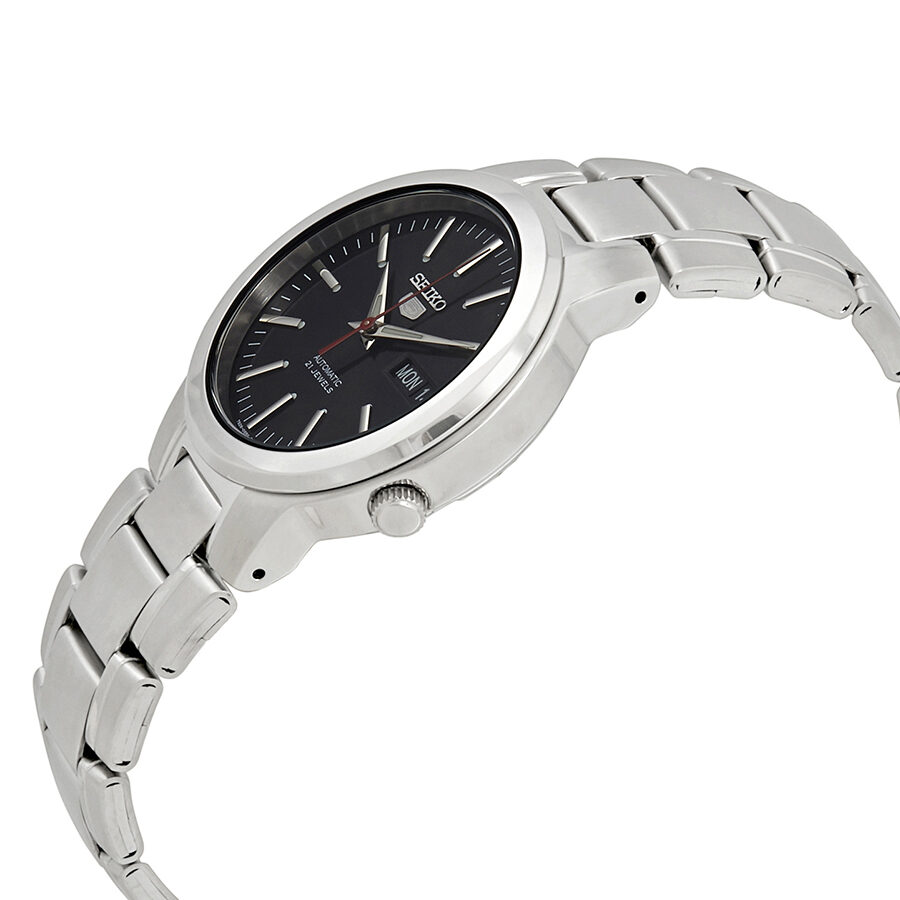 Seiko Series 5 Automatic Black Dial Men's Watch #SNKA07 - Watches of America #2