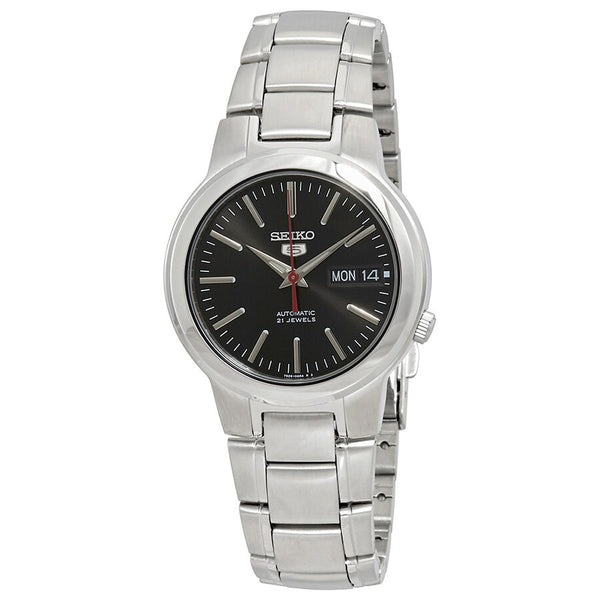 Seiko Series 5 Automatic Black Dial Men's Watch #SNKA07 - Watches of America