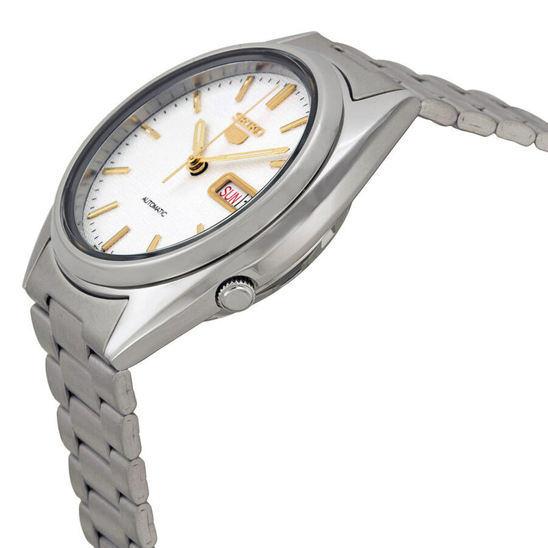 Seiko Series 5 Automatic Off White Dial Men's Watch #SNXG47 - Watches of America #2