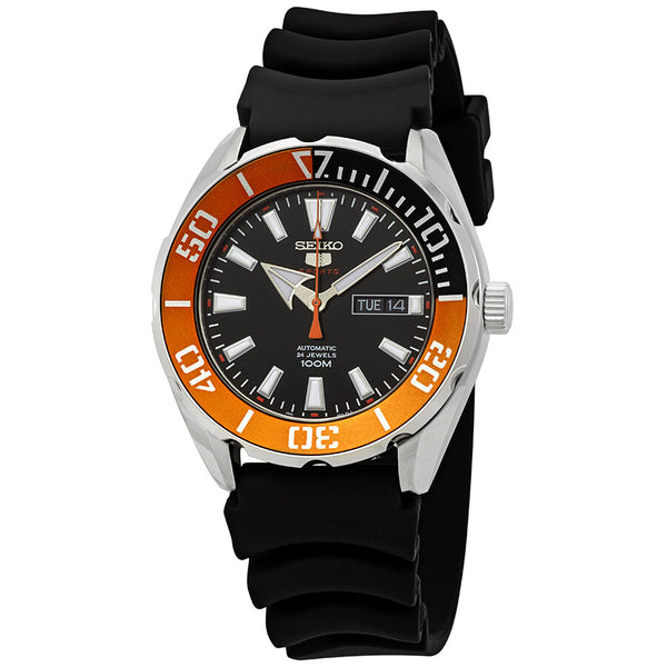 Seiko 5 Sports Automatic Black Dial Men's Watch #SRPC59 - Watches of America