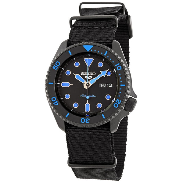 Seiko 5 sports Automatic Black Dial Men's Watch #SRPD81K1 - Watches of America