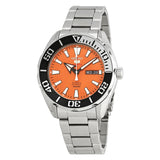 Seiko 5 Sports Automatic Orange Dial Stainless Steel Men's Watch #SRPC55 - Watches of America