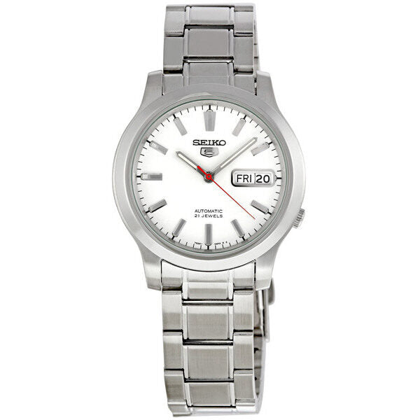 Seiko Seiko 5 Automatic White Dial Men's Watch #SNK789 - Watches of America