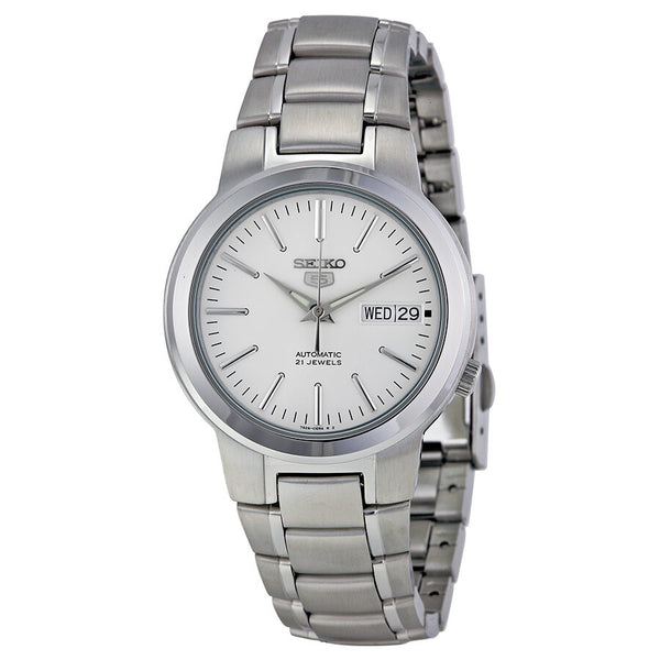 Seiko snk white clearance dial