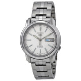 Seiko Automatic White Dial Stainless Steel Men's Watch #SNKL75 - Watches of America