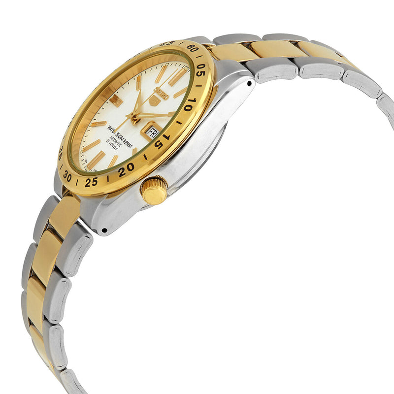Seiko Automatic White Dial Two-tone Ladies Watch #SNKE04J1 - Watches of America #2