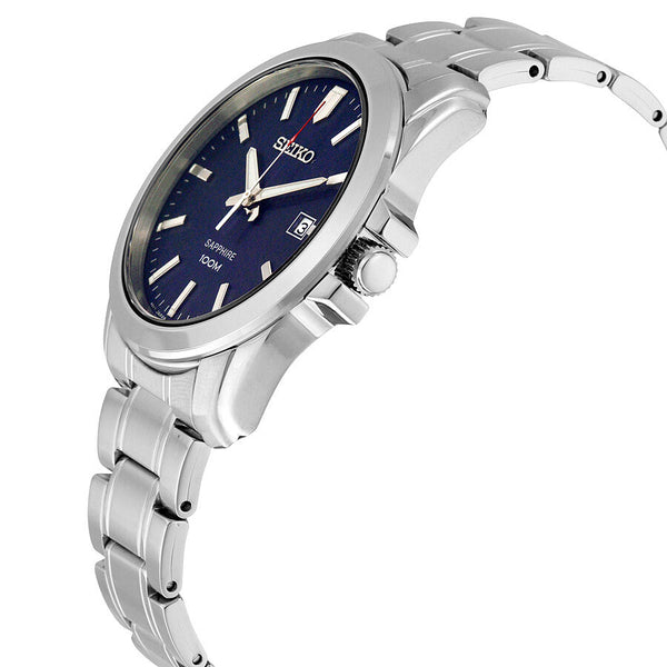 Seiko Blue Dial Stainless Steel Men's Watch #SGEH47 - Watches of America #2