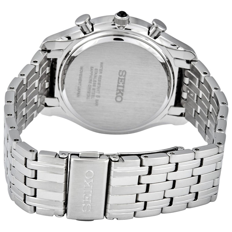 Seiko Chronograph Alarm Quartz Silver Dial Men's Watch #SPC251P1 - Watches of America #3