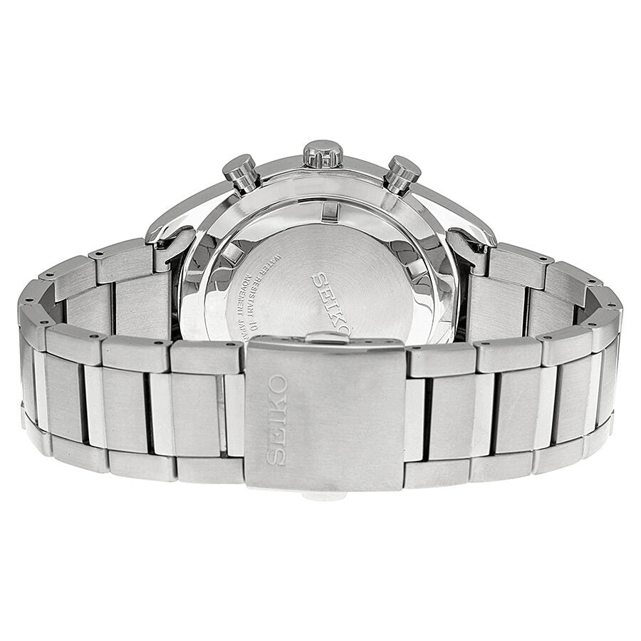 Seiko Chronograph Blue Dial Stainless Steel Men's Watch #SSB091 - Watches of America #3