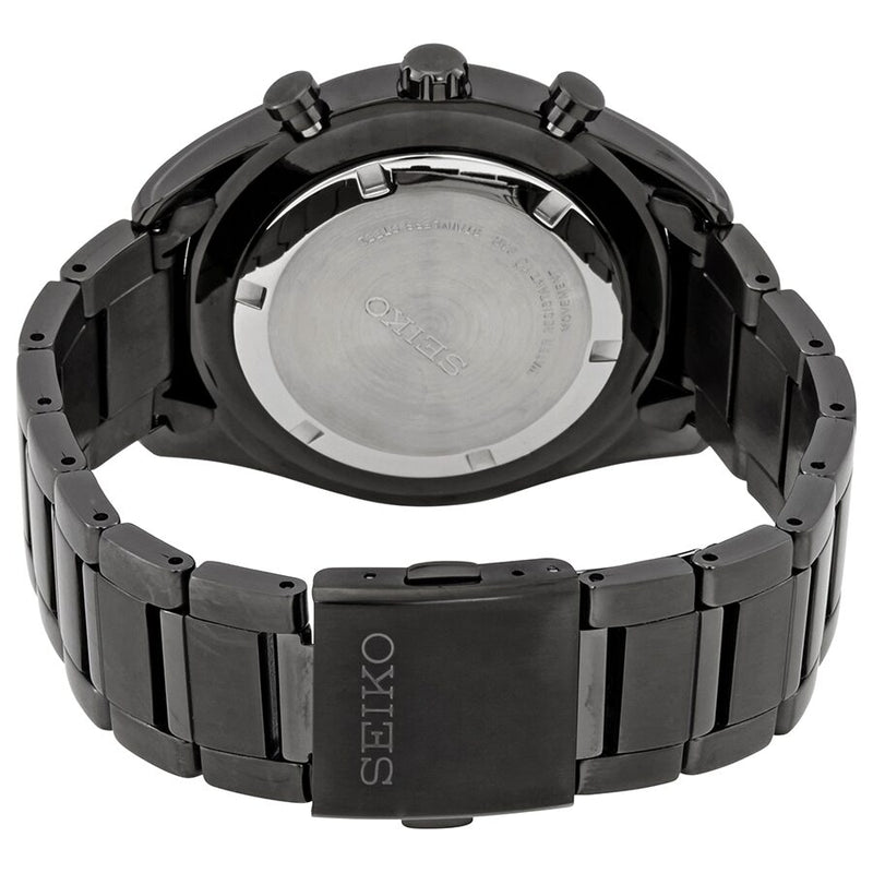 Seiko Chronograph Quartz Black Dial Men's Watch #SSB179P1 - Watches of America #3