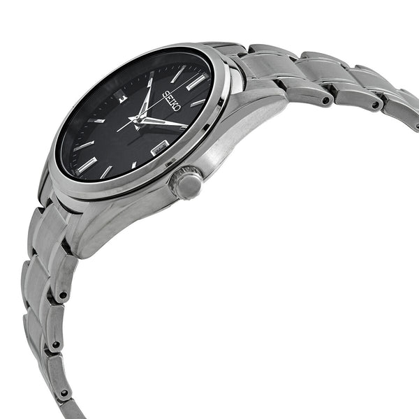 Seiko Classic Quartz Black Dial Men's Watch #SUR319P1 - Watches of America #2