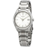 Seiko Classic Quartz Silver Dial Men's Watch #SUR315 - Watches of America