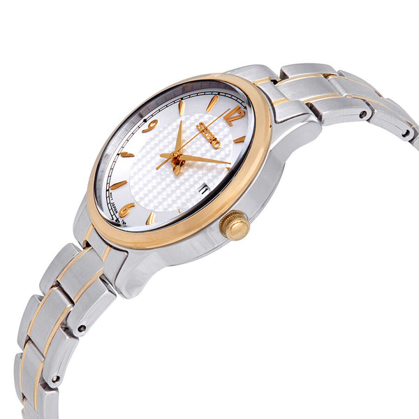 Seiko Classic Silver Dial Two-tone Ladies Watch #SXDG94P1 - Watches of America #2