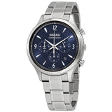 Seiko Conceptual Chronograph Quartz Blue Dial Men's Watch #SSB339 - Watches of America