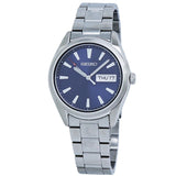 Seiko Essentials Quartz Blue Dial Men's Watch #SUR347P1 - Watches of America