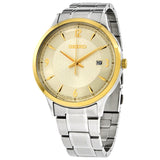 Seiko Essentials Quartz Champagne Dial Men's Watch #SGEH92P1 - Watches of America