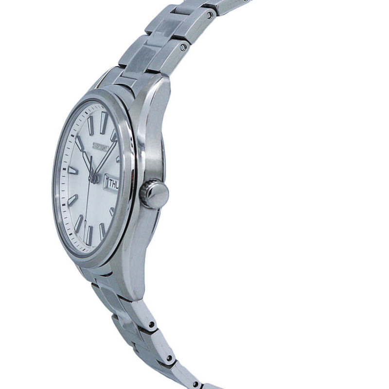 Seiko Essentials Quartz Silver Dial Men's Watch #SUR345P1 - Watches of America #2