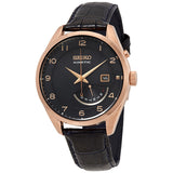 Seiko Kinetic Date-Day Black Dial Men's Watch #SRN062P1 - Watches of America