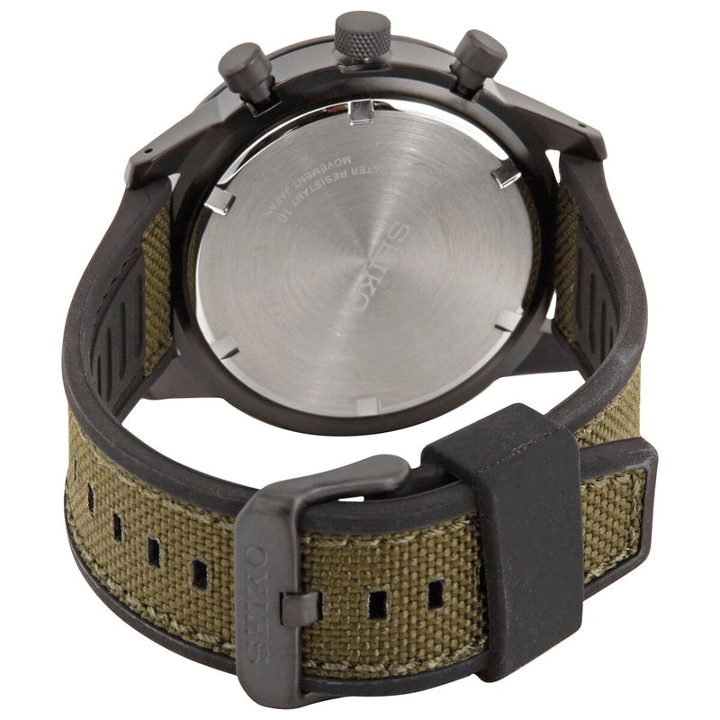 Seiko Lord Chronograph Quartz Black Dial Men's Watch #SSB369P1 - Watches of America #3