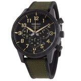 Seiko Lord Chronograph Quartz Black Dial Men's Watch #SSB369P1 - Watches of America