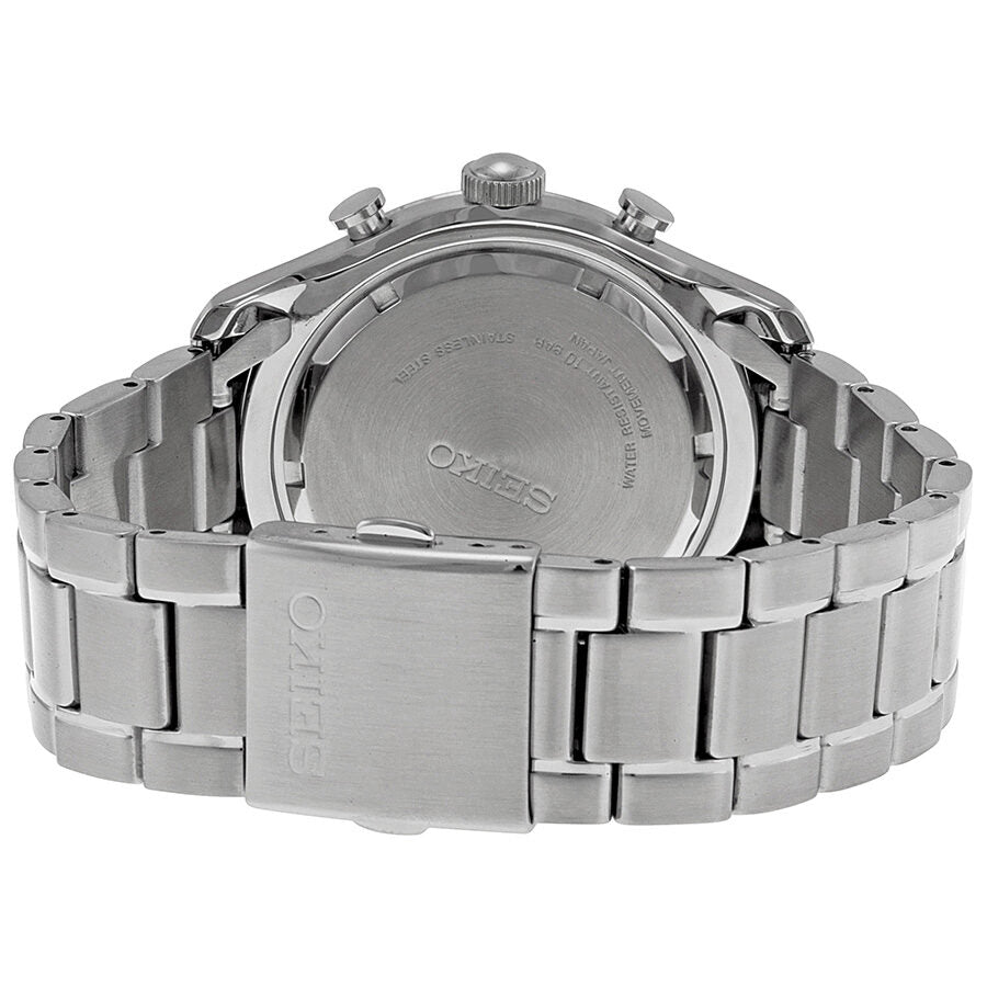 Seiko Neo Classic Alarm Perpetual Black Dial Men's Watch #SPC125 - Watches of America #3
