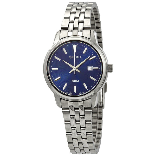 Seiko Neo Classic Blue Dial Ladies Watch #SUR665P1 - Watches of America