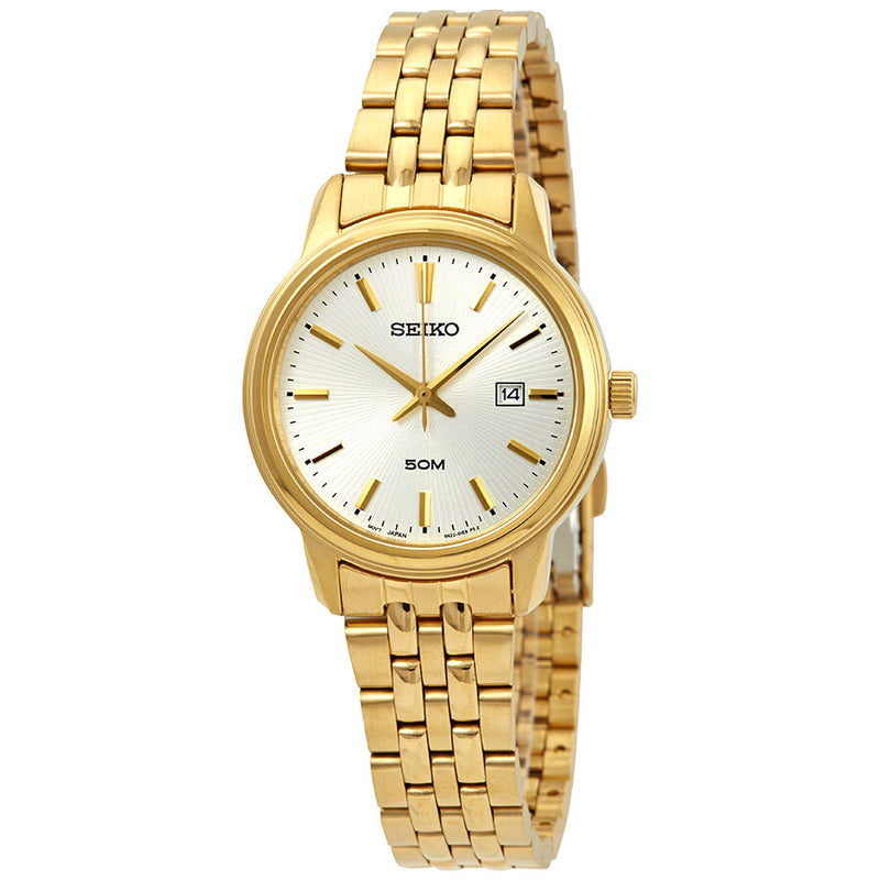 Seiko Neo Classic Silver Dial Ladies Watch #SUR660P1 - Watches of America